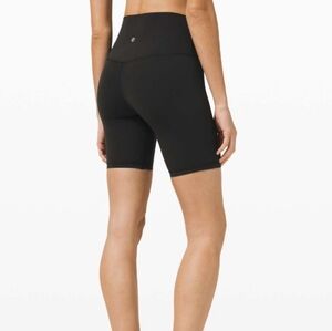 Lululemon Align Short *8" Black Nulu Bike Shorts Size 4